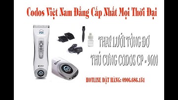 Hướng Dẫn Thay Lưỡi Tông Đơ Codos Cp 9600 | Codos.vn
