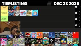 2025 DEC 23 || Tierlisting Fictional Worlds + Mini Tainted Grail