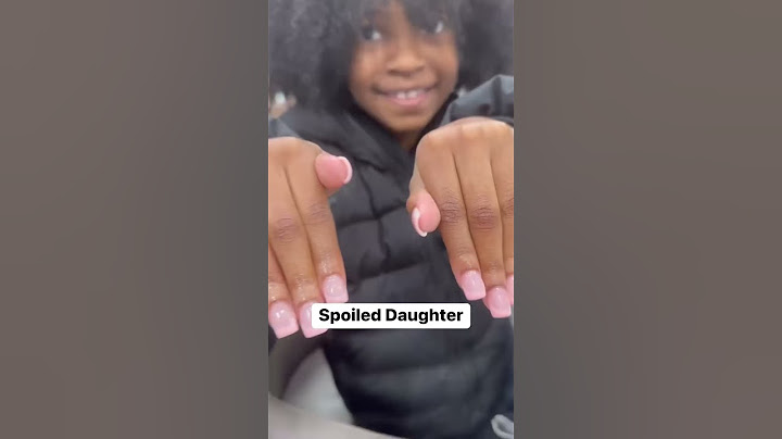 Took my baby girl to get her first set of acrylic nails today!