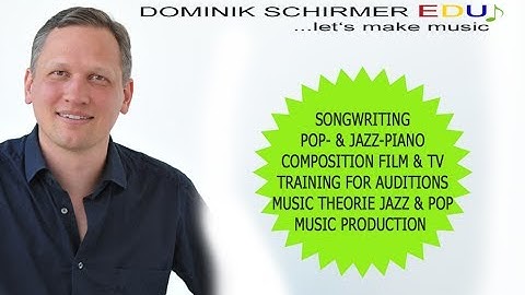 ONLINE MUSIC LESSONS VIA SKYPE SCREEN SHARING WITH DOMINIK SCHIRMER