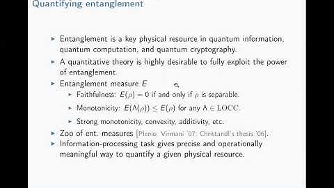 Entanglement cost of quantum state preparation and channel simulation - Mark Wilde