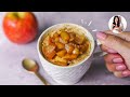 Desayuno Rápido!! Mug Cake de Avena y Manzana Caramelizada en 2 min  | Auxy