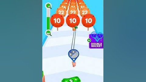 RACKET RUN (MAX LEVEL)IOS, ANDROID (PART -9) GAMEPLAY