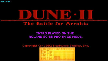 DUNE II Intro played on the Roland Sound Canvas SC-88 PRO