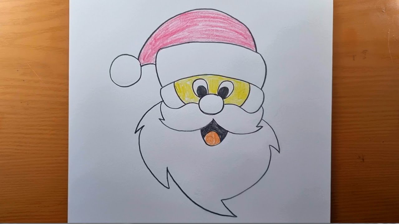 Crayon Géant En Biscuit Père Noël - Prêt à Peindre, Dimensions Environ 16.5x3 Cm, Neuf