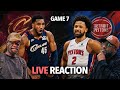 Cleveland Cavaliers vs Detroit Pistons | Game 7 Live Reaction | NBA Playoffs On Room 9 | May 17 2026