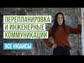 Перепланировка и инженерные коммуникации в квартире. Водоснабжение, отопление и канализация