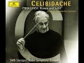 Capture de la vidéo Prokofiev - Romeo & Juliet Suite (Excerpts) - Celibidache, Swr Stuttgart Radio Symphony (1981)