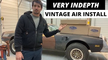 STEP BY STEP VINTAGE AIR INSTALL ON A 1978 TRANS AM