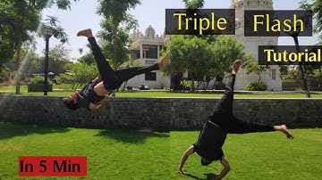 Roundoff Triple Flash kick Tutorial | Back flip Triple kick | Rajkumar karki
