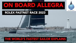 On Board Allegra  Rolex Fastnet Race 2023