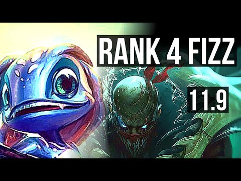 FIZZ vs PYKE (MID) | Rank 4 Fizz, 11/1/8, Legendary, 500+ games | BR Challenger | v11.9