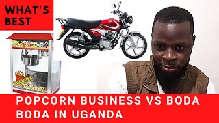 🇺🇬WHY POPCORN BUSINESS MAKES MORE MONEY THAN BODA BODA IN UGANDA-2022 THE WEALTHY MINDSET