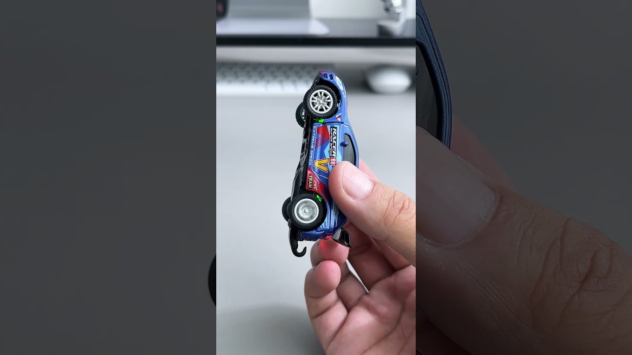 The Journey Of RC Mini Car Through Slope