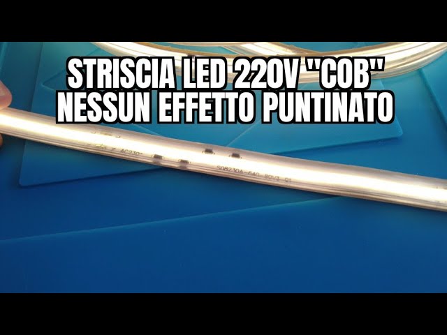 STRISCIA LED 220V COB nessun effetto puntinato 