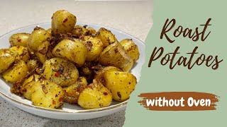 Garlic Roasted Potatoes on Stove I Small Potatoes Recipe Ideas I Baby Potato Recipe
