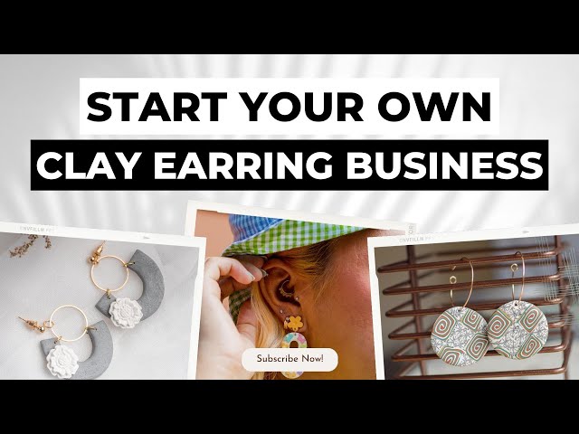 Online Class: Polymer Clay Earrings – Making to sell