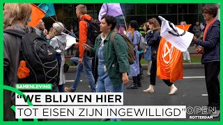 Amber Blokkeert Samen Met Extinction Rebellion Het Weena Samenleving