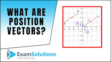 What are Position vectors?  (2D & 3D version) : ExamSolutions Maths Revision
