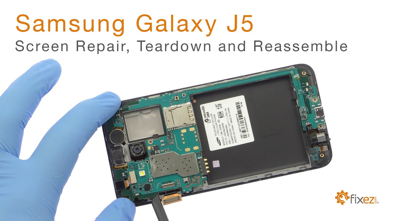 Samsung Galaxy J5 Screen Repair, Teardown and Reassemble ...