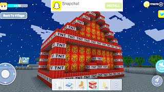 Mini Block Craft 3D Gameplay #83 (iOS & Android) | TNT 🧨 🧨 & Magma Hut 🛖 screenshot 5