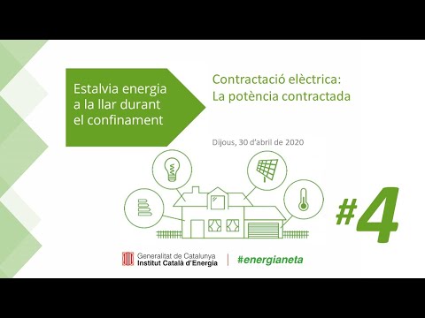 Contractació energètica: La potència elèctrica contractada