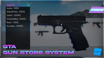 Roblox - Gta Gun Store System [FREE]