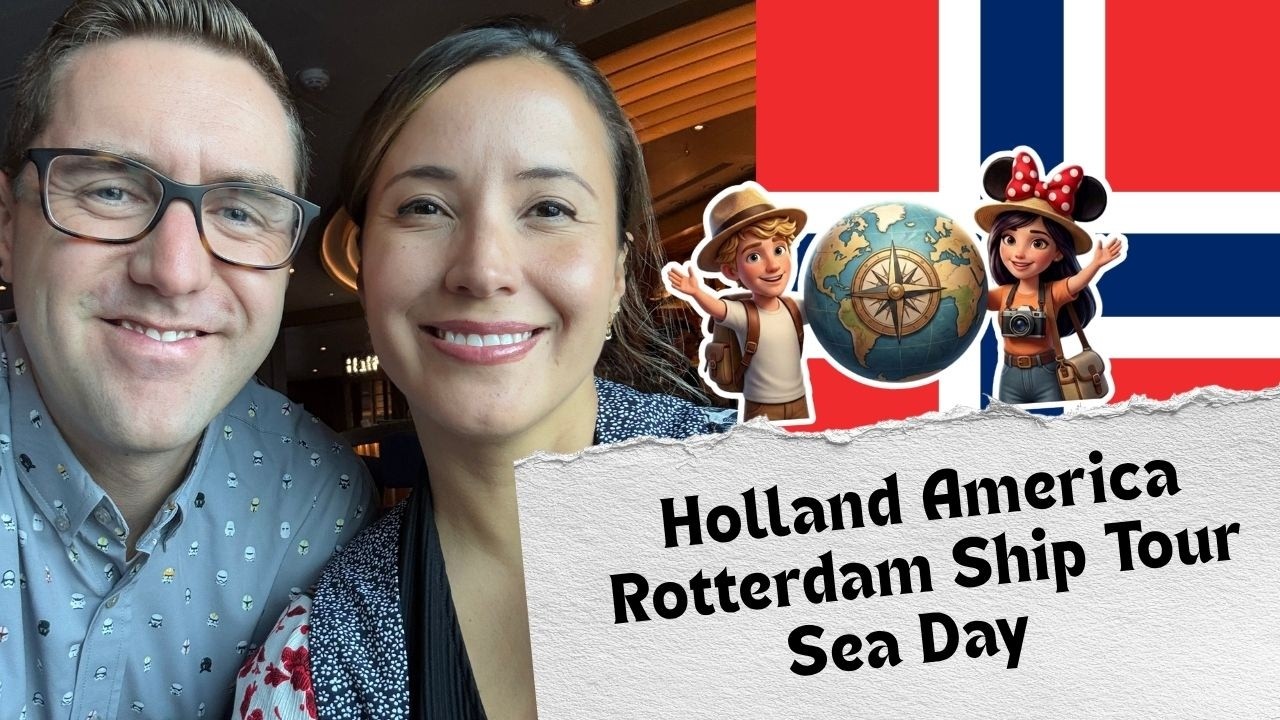 Holland America Rotterdam Ship Tour and Day at Sea!