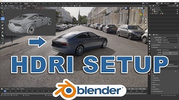 Blender 2.83 How To Setup an HDRI Environment Background || Blender Tutorial