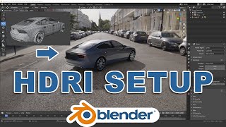 Blender 2.83 How To Setup an HDRI Environment Background || Blender Tutorial