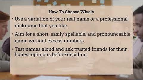 What Makes A Username Good For The Long Term?