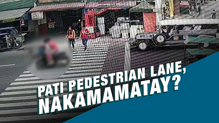 Stand for Truth: Mga pedestrian lane sa Pilipinas, hindi na rin ligtas?