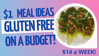 $1 MEAL IDEAS | Easy and Affordable Meals | Gluten Free on a Budget (Cheap in LA)! Part 1/3