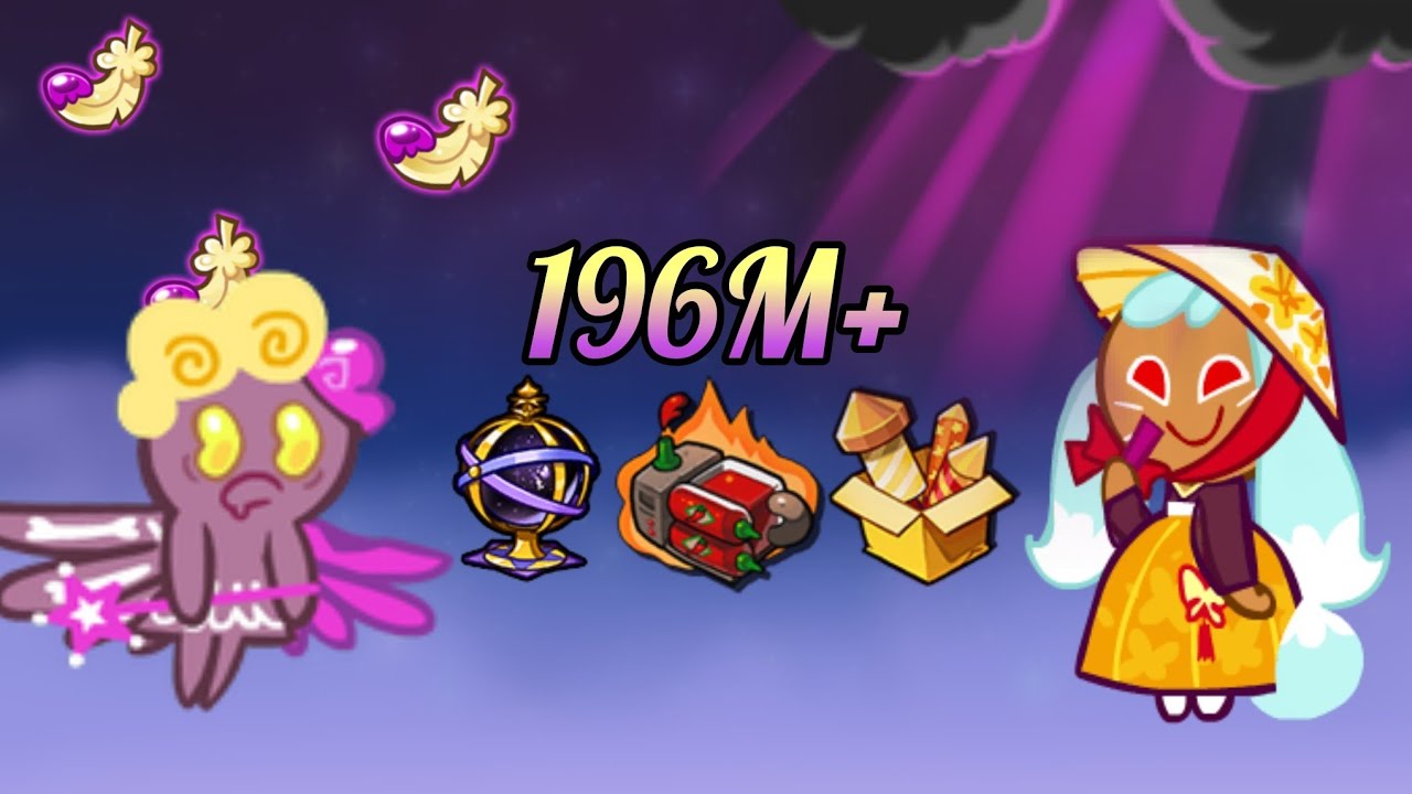 Land 8 196M With Angel Jelly Walker + Kumiho! [Cookie Run Ovenbreak