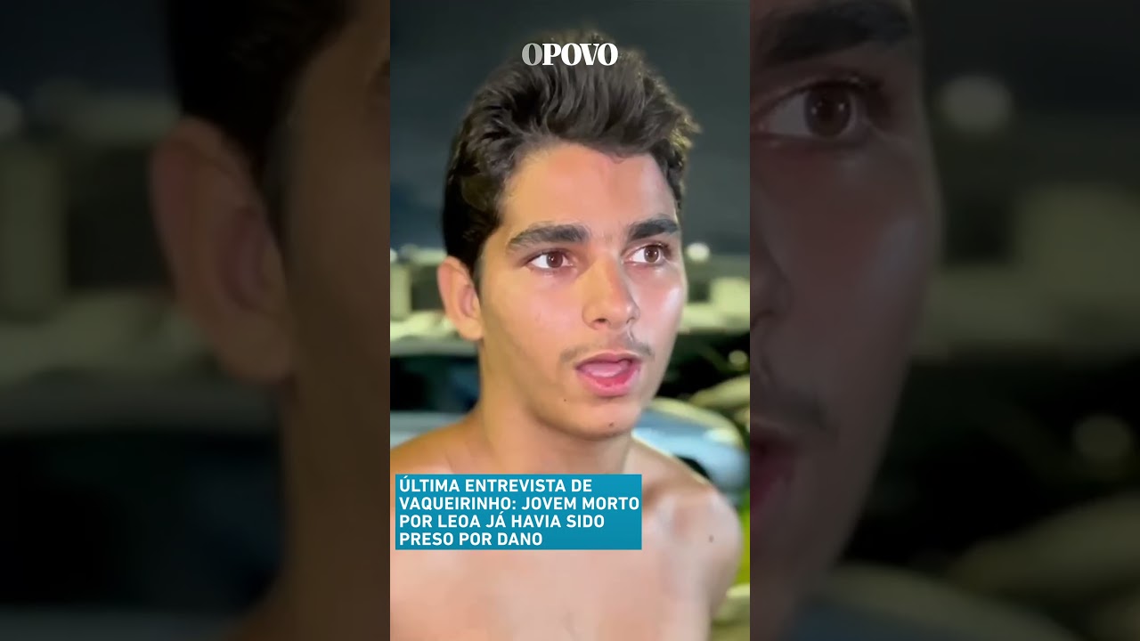 Última entrevista de Vaqueirinho: jovem morto por leoa já havia sido preso por dano ao patrimônio