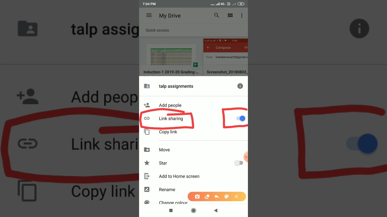 how to open google drive link