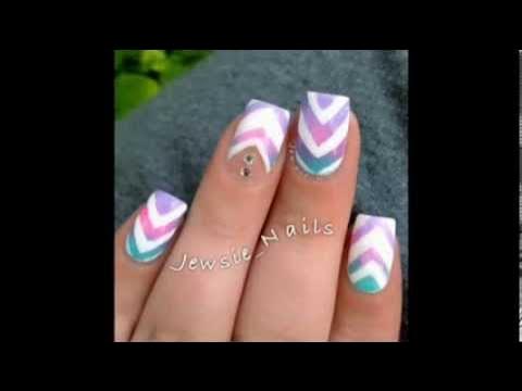 Cute Purple Nail Art