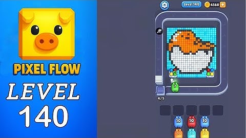 Pixel Flow Level 140 Walkthrough
