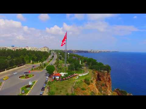 Antalya Konyaaltı Havadan Drone Görüntüleri - Antalya Konyaaltı Beach Drone Footage