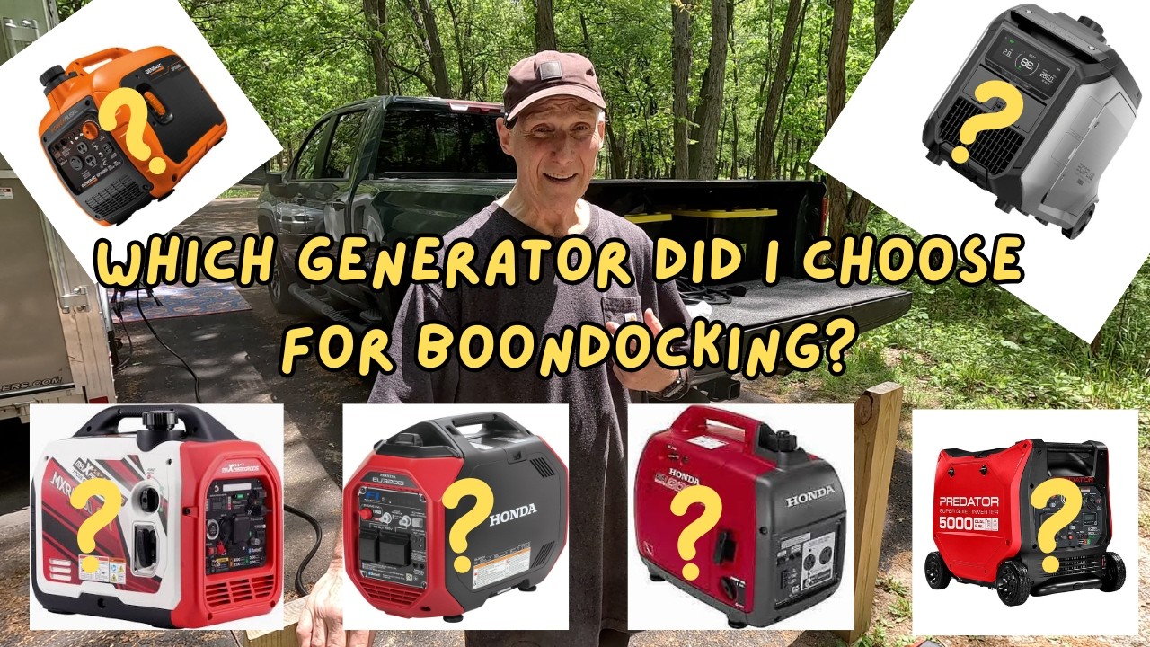 Which generator did I choose for boondocking? - YouTube