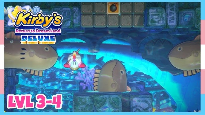 Kirby's Return to Dream Land Deluxe Energy Spheres: Level 3 Onion Ocean  locations