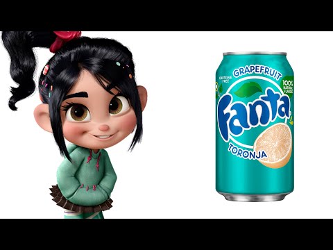 Wreck-It Ralph Movie Characters and their favorite DRINKS! & other favorites | Vanellope, King Candy