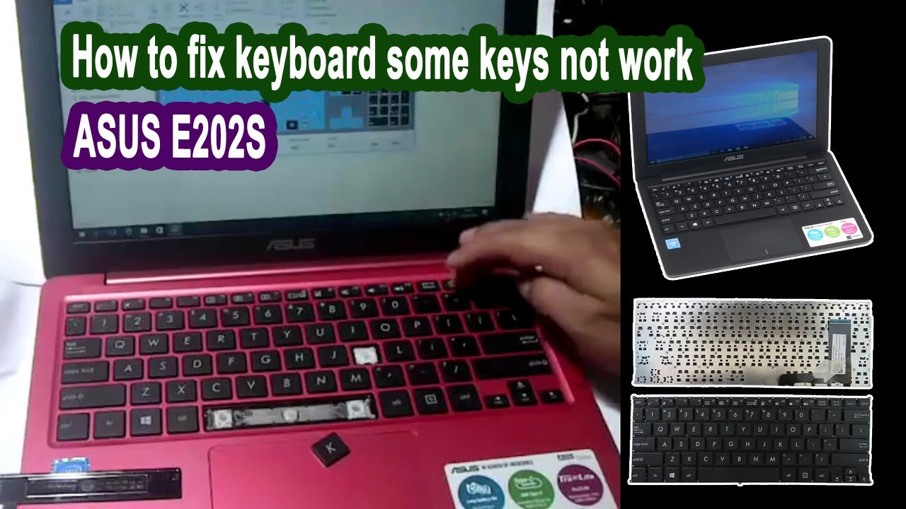 How to fix asus E202S keyboard some keys not work YouTube