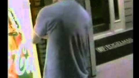 Vending machine theft