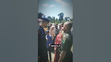 BRIMOB pukul TENTARA #shortvideo #shortsvideo #shors #shorts #short #polisi #viral #bapak #anak