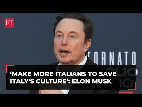 Italians should ‘make more babies’: Elon Musk in Rome
