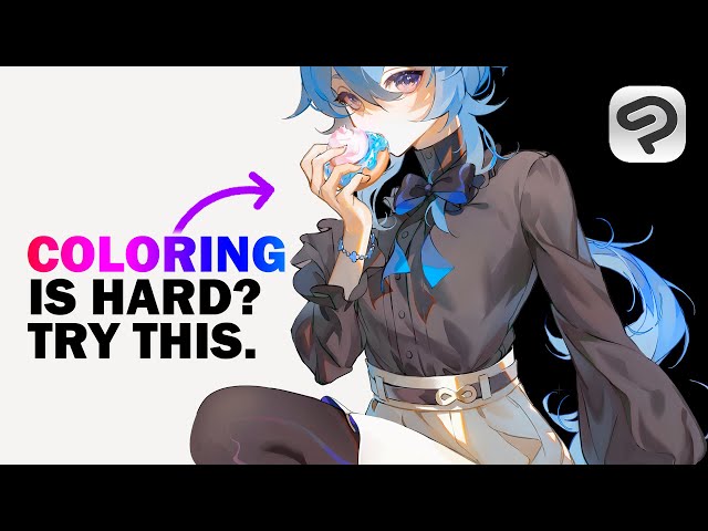 How I Color My Anime Art ✦ Digital Drawing Tutorial [Clip Studio Paint] class=