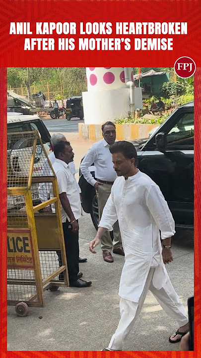 An inconsolable Anil Kapoor reaches mother Nirmal Kapoor’s home for her last rites!