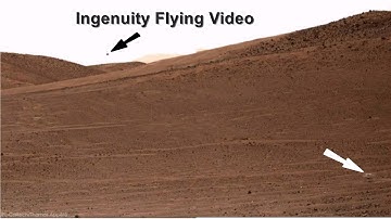 Perseverance Rover Recorded Video Of Flying Ingenuity Helicopter Blowing Mars