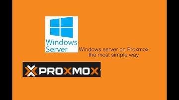 Detailed video on how to install Windows server on proxmox